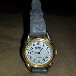 Vintage Gitano Ladies Watch with Leather Band